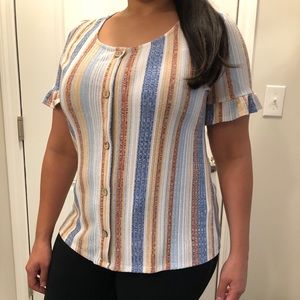 W5 Medium Striped Top